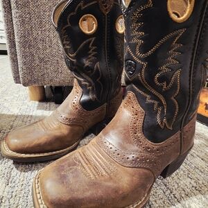 Ariat Kids Brown and Black Western Boots